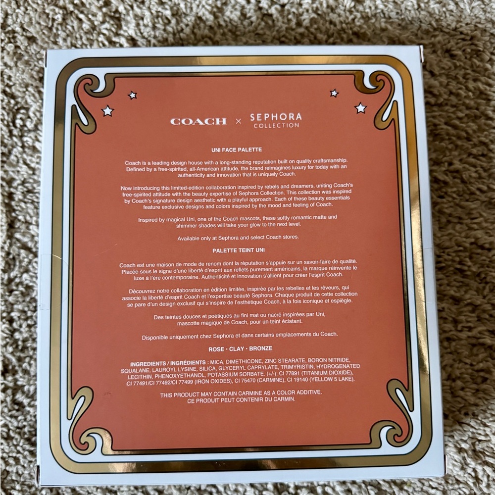 Coach x Sephora Gold Face Palette - Picture 4 of 5